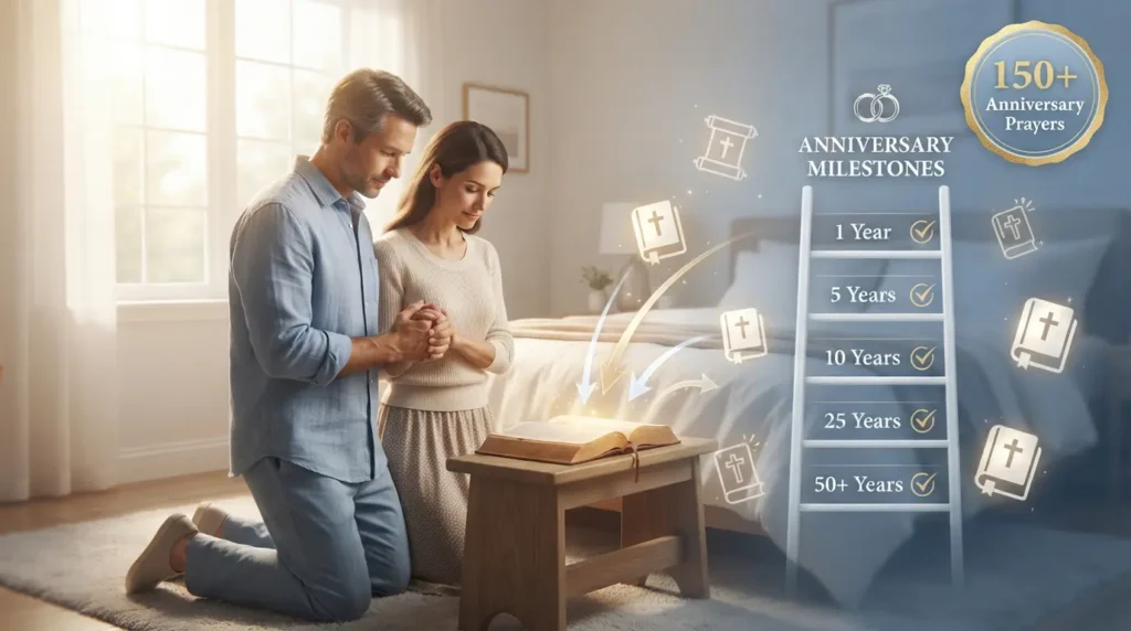 Wedding Anniversary Prayers with Bible Verses for Every Year and Milestone