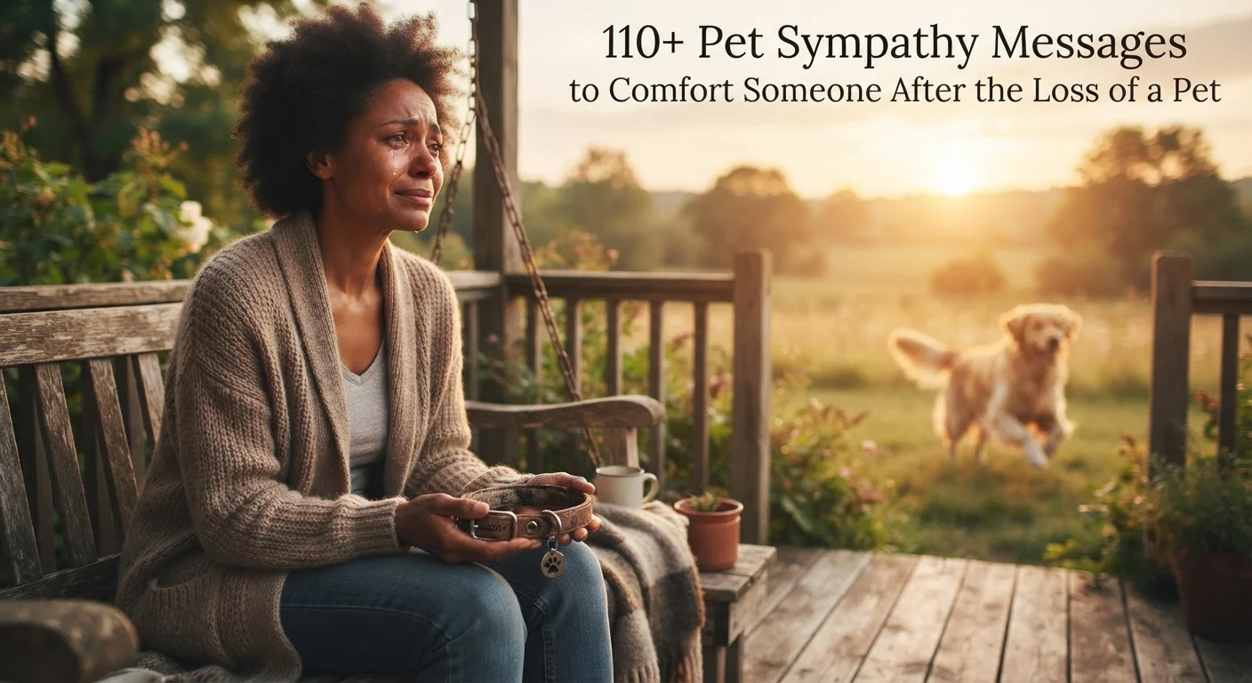 110+ Pet Sympathy Messages to Comfort Someone After the Loss of a Pet