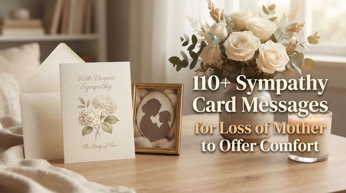 110+ Sympathy Card Messages for Loss of Mother to Offer Comfort