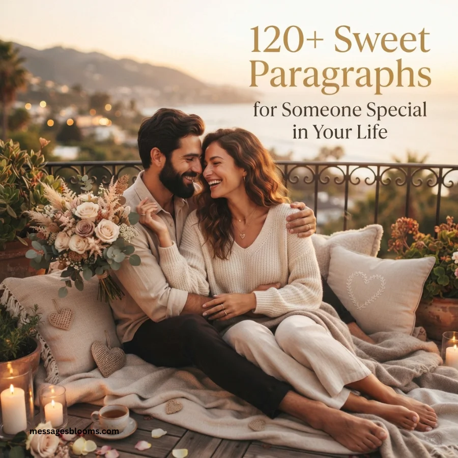 120+ Sweet Paragraphs for Someone Special in Your Life
