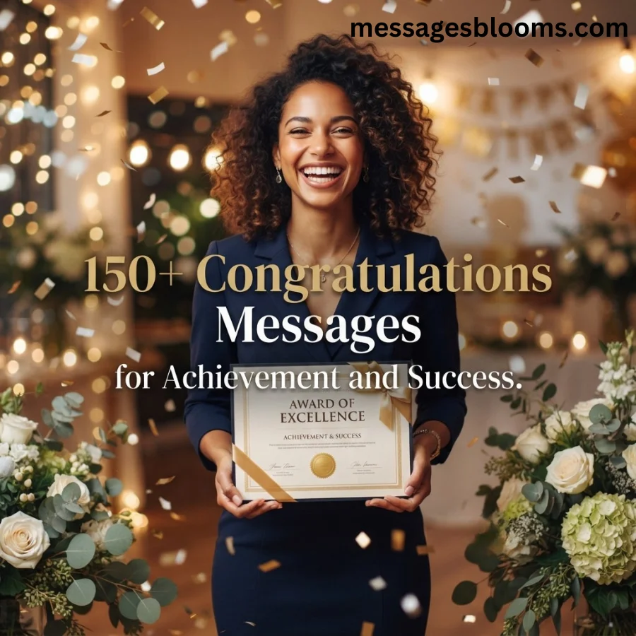 150+ Congratulations Messages for Achievement and Success