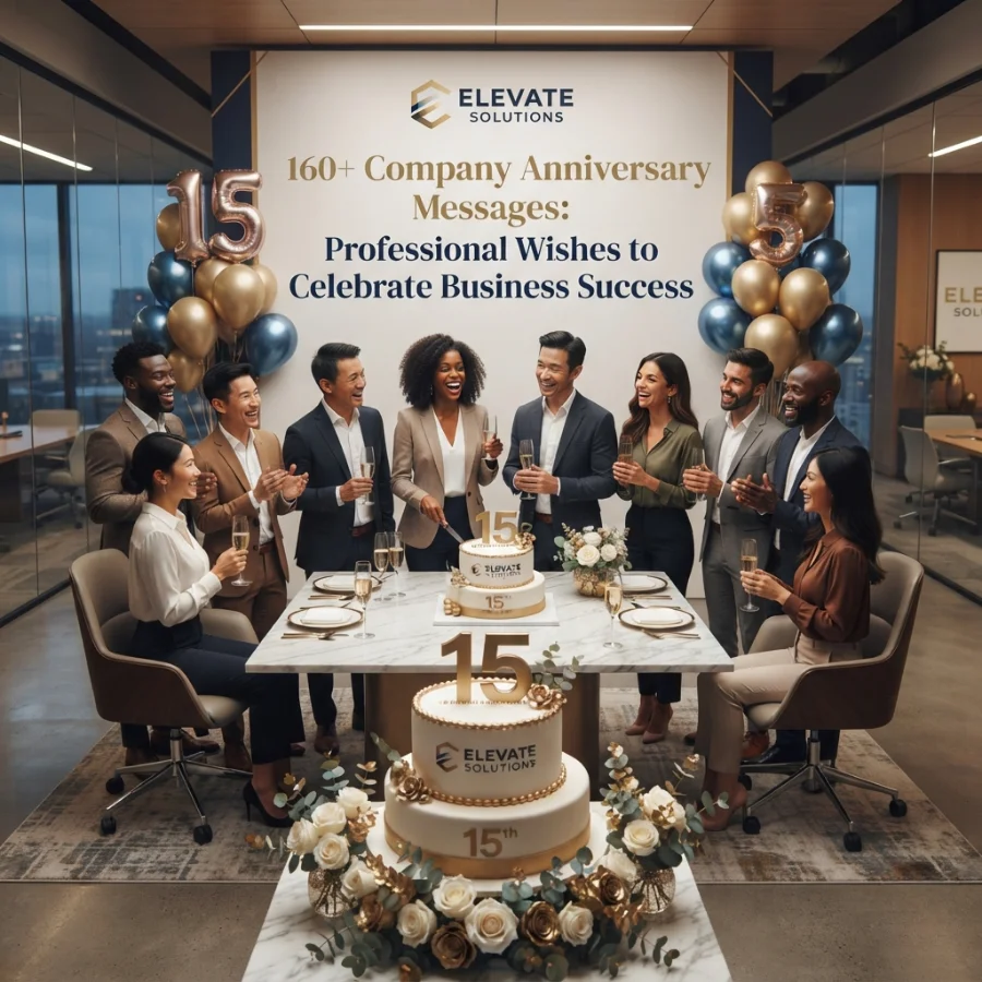 160+ Company Anniversary Messages: Professional Wishes to Celebrate Business Success 160+ Company Anniversary Messages: Professional Wishes to Celebrate Business Success