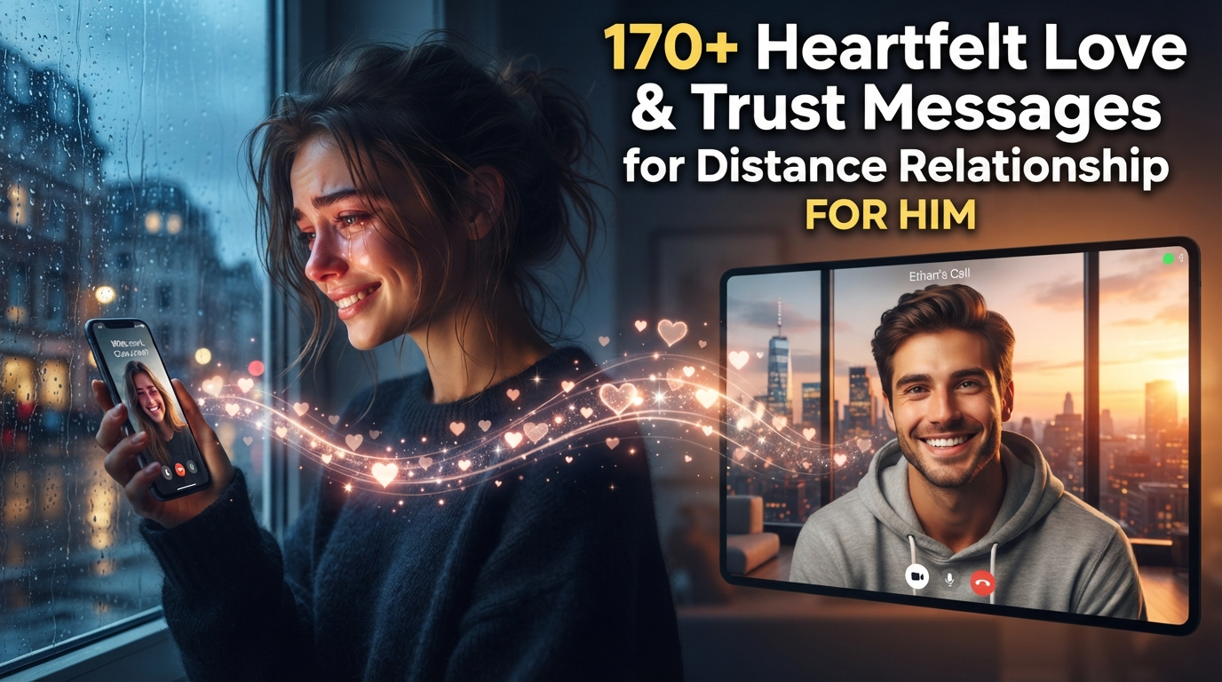 170+ Heartfelt Love and Trust Messages for Distance Relationship for Him