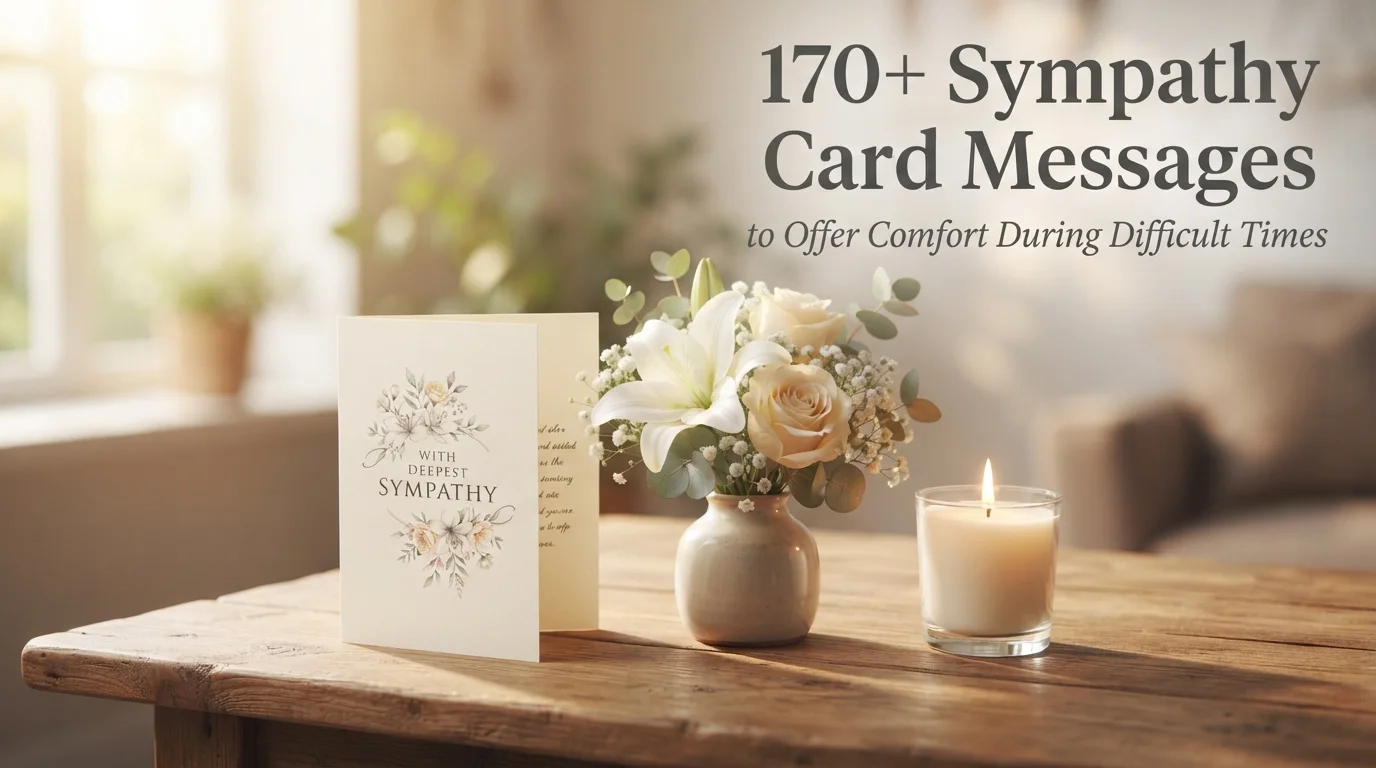 170+ Sympathy Card Messages to Offer Comfort During Difficult Times