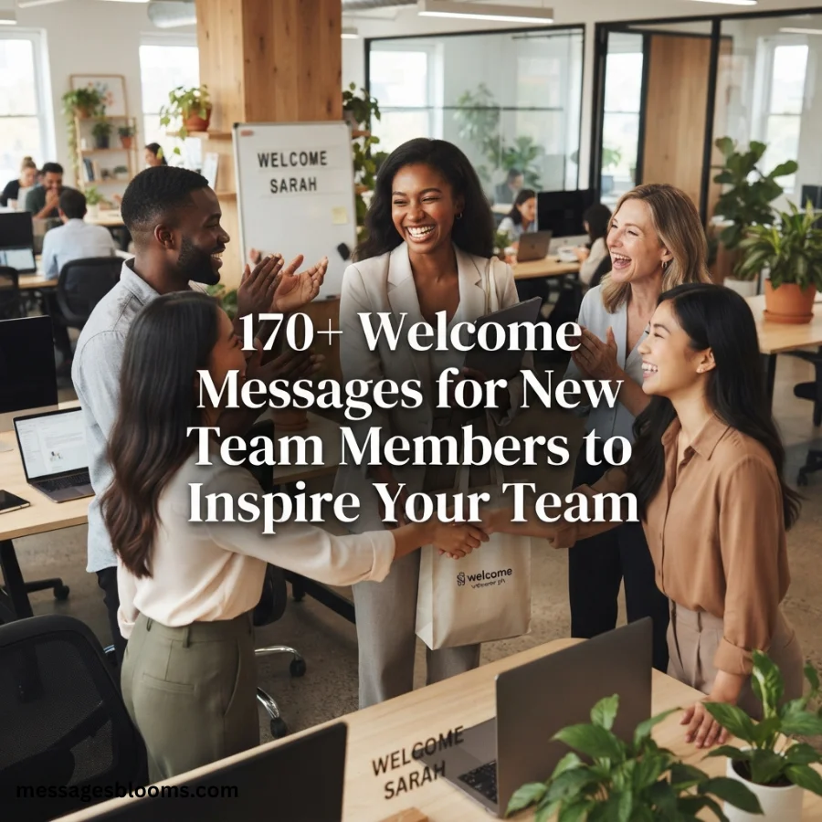 170+ Welcome Messages for New Team Members to Inspire Your Team