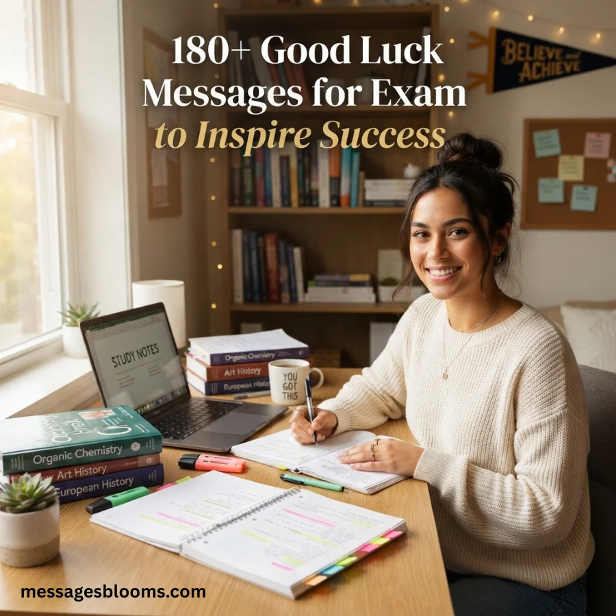 180+ Good Luck Messages for Exam to Inspire Success