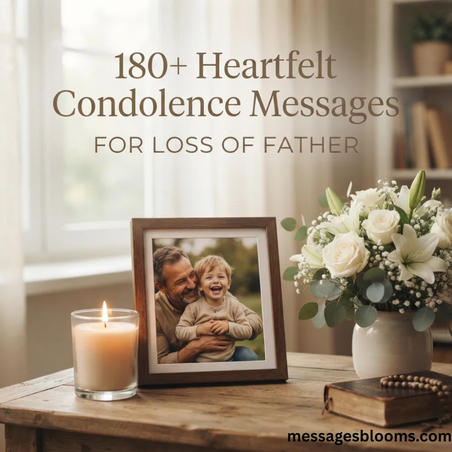 180+ Heartfelt Condolence Messages for Loss of Father