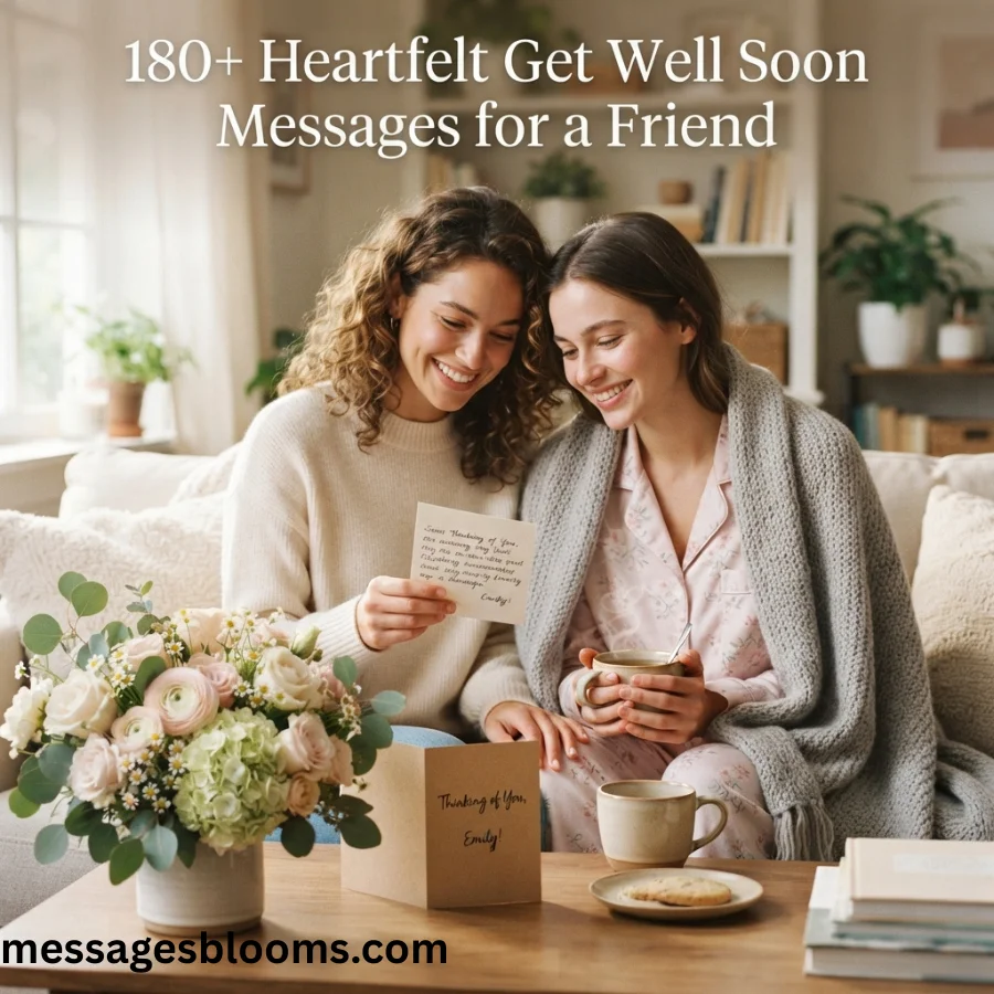 180+ Heartfelt Get Well Soon Messages for a Friend