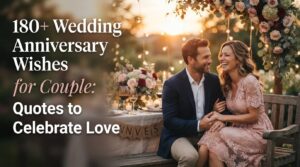 180+ Wedding Anniversary Wishes for Couple: Quotes to Celebrate Love