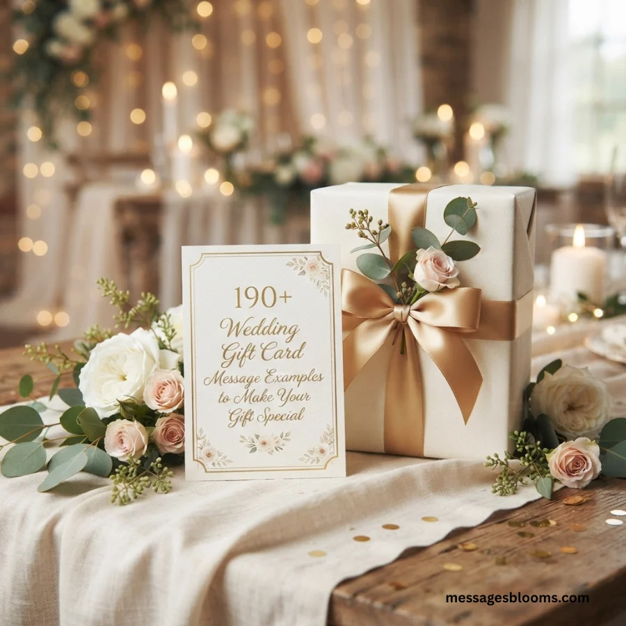 190+ Wedding Gift Card Message Examples to Make Your Gift Special 190+ Wedding Gift Card Message Examples to Make Your Gift Special