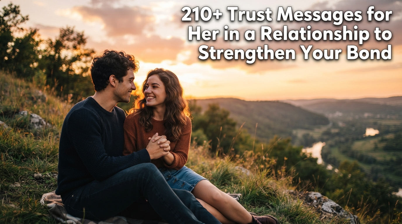 210+ Trust Messages for Her in a Relationship to Strengthen Your Bond