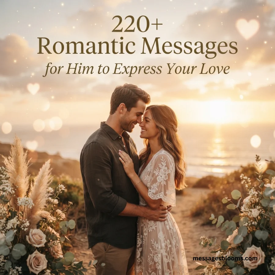 220+ Romantic Messages for Him to Express Your Love