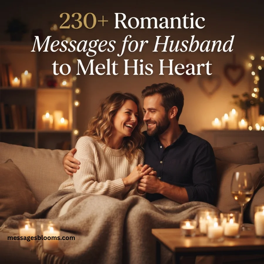 230+ Romantic Messages for Husband to Melt His Heart