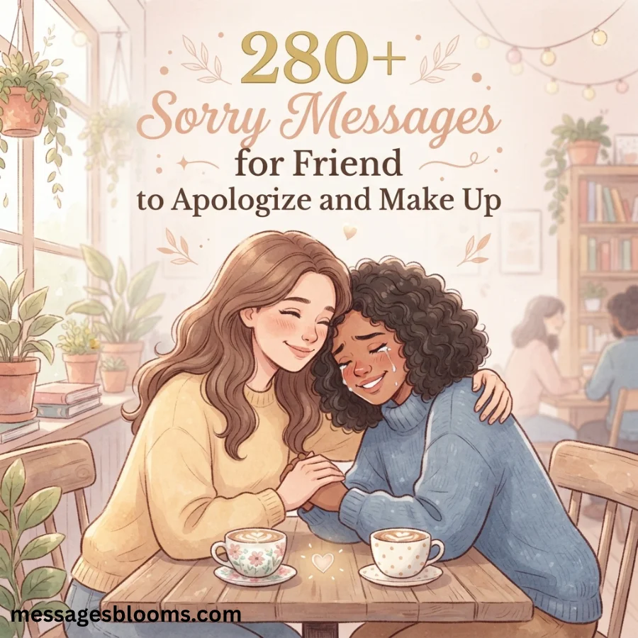 280+ Sorry Messages for Friend to Apologize and Make Up