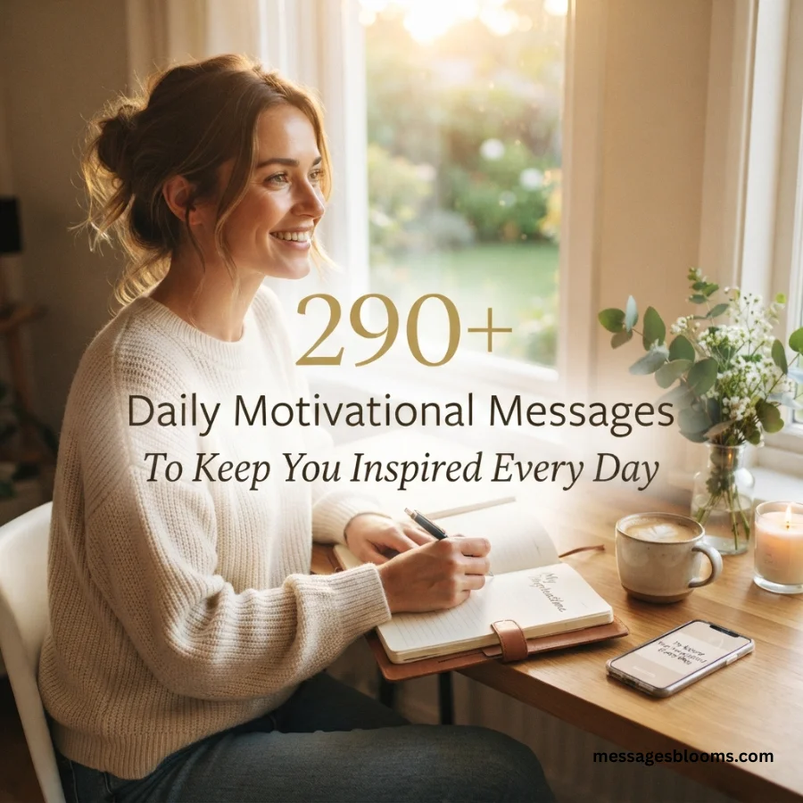 290+ Daily Motivational Messages to Keep You Inspired Every Day