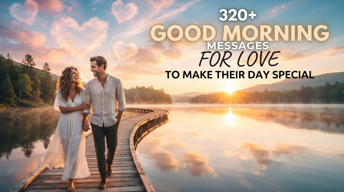 320+ Good Morning Messages for Love to Make Their Day Special