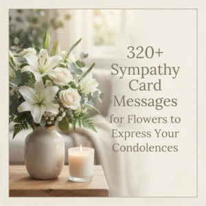 320+ Sympathy Card Messages for Flowers to Express Your Condolences