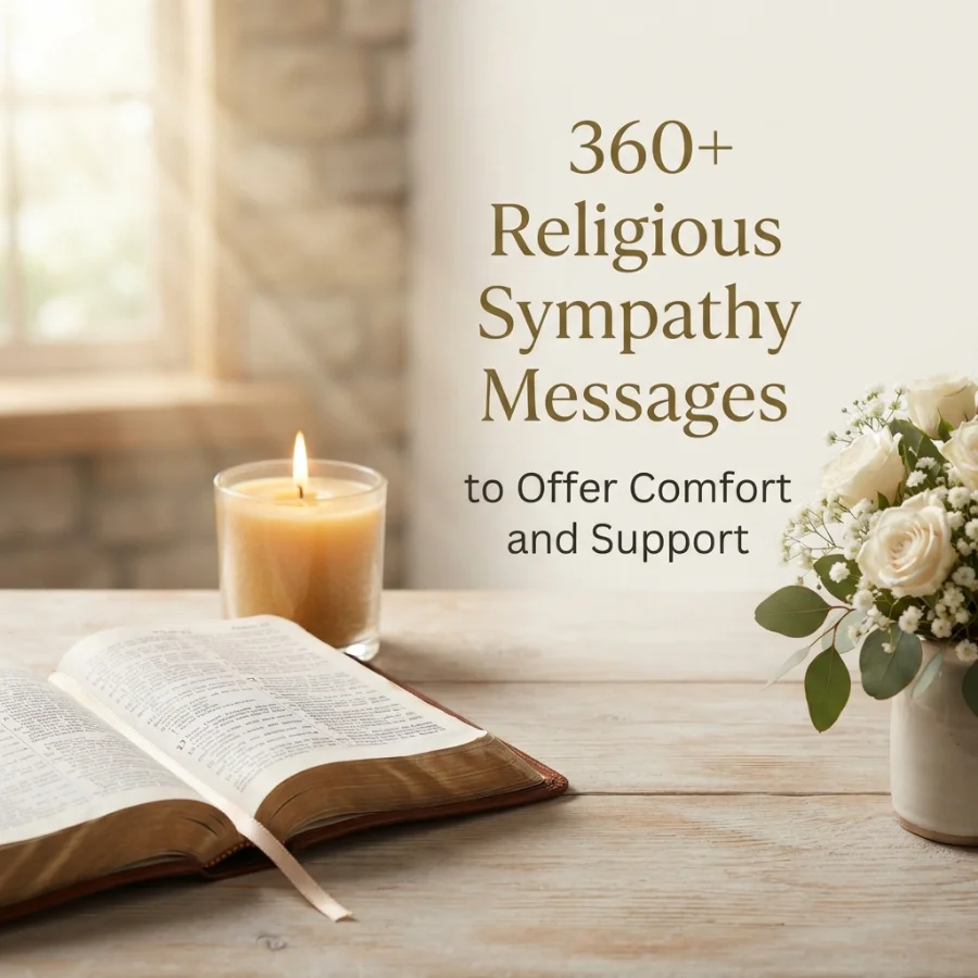 360+ Religious Sympathy Messages to Offer Comfort and Support