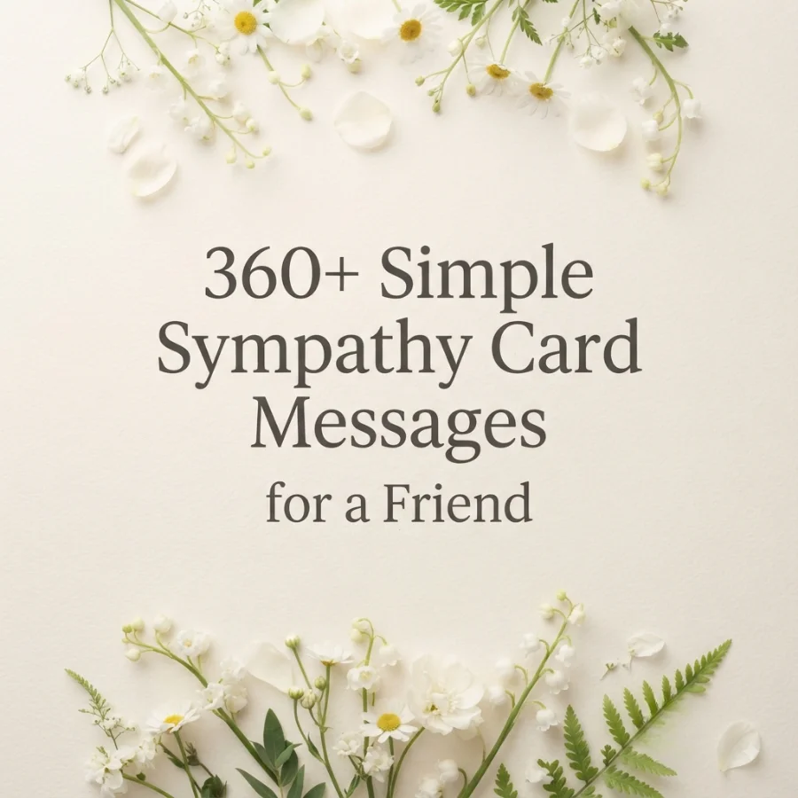 360+ Simple Sympathy Card Messages for a Friend 360+ Simple Sympathy Card Messages for a Friend