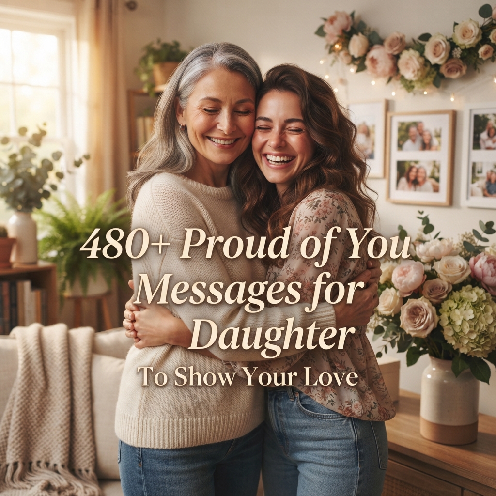 480+ Proud of You Messages for Daughter to Show Your Love 480+ Proud of You Messages for Daughter to Show Your Love