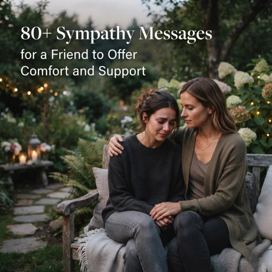 80+ Sympathy Messages for a Friend to Offer Comfort and Support