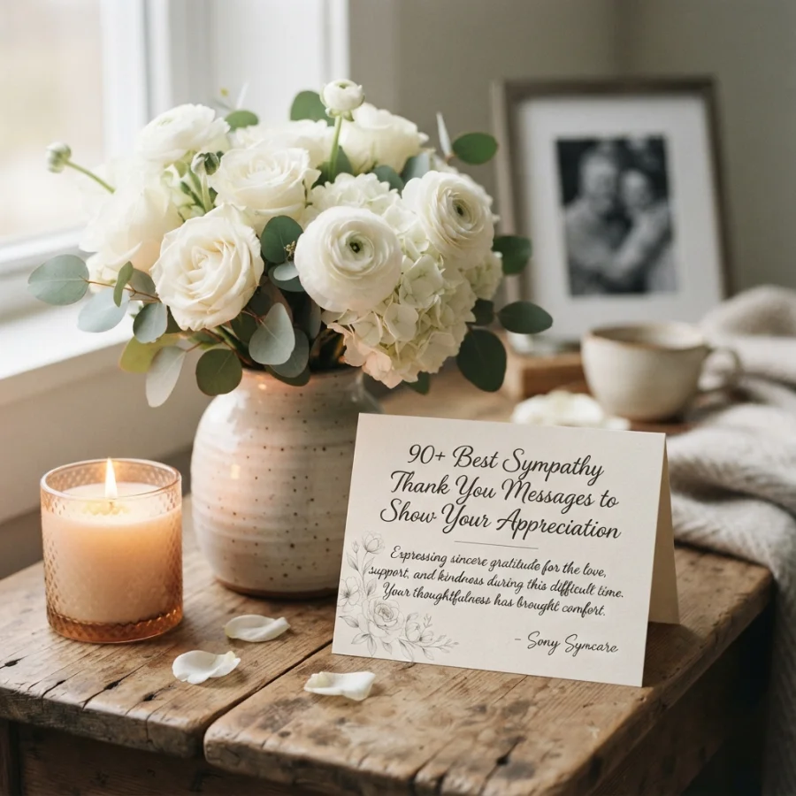 90+ Best Sympathy Thank You Messages to Show Your Appreciation