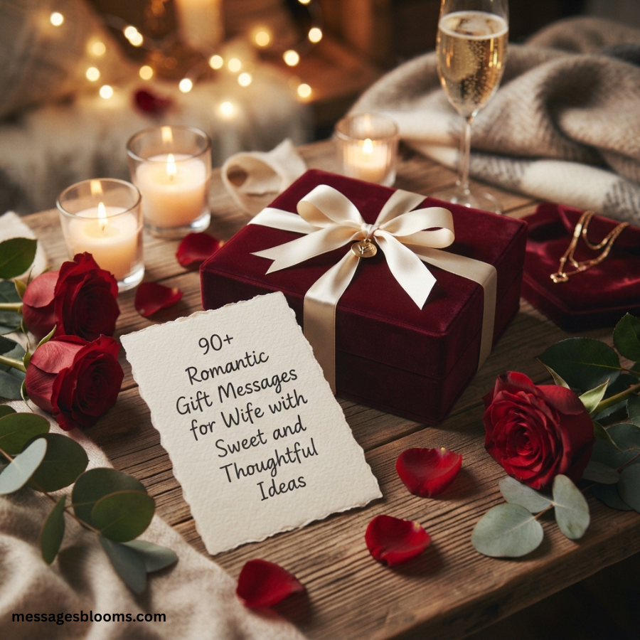 90+ Romantic Gift Messages for Wife with Sweet and Thoughtful Ideas