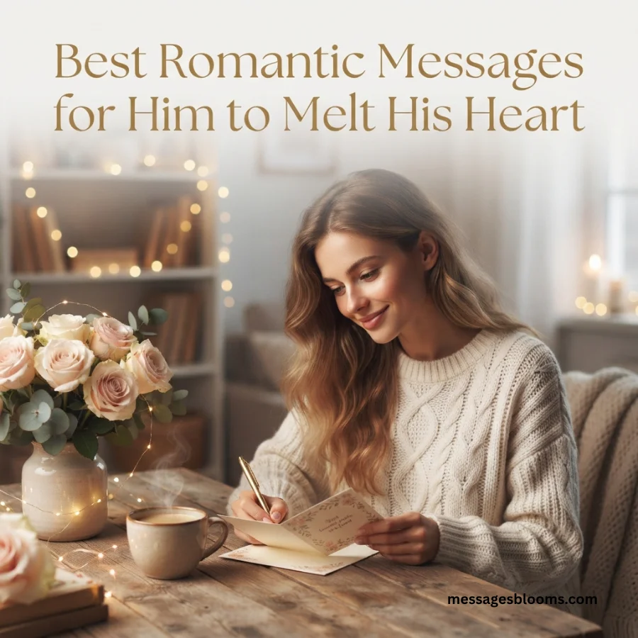Best Romantic Messages for Him to Melt His Heart