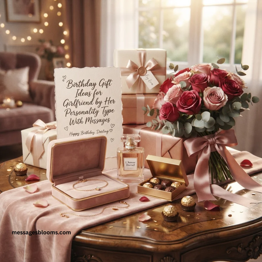 Birthday Gift Ideas for Girlfriend by Her Personality Type With Messages