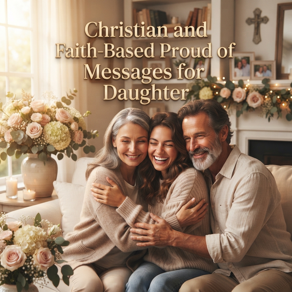 Christian and Faith-Based Proud of You Messages for Daughter