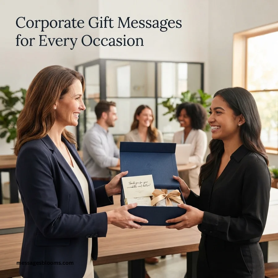 Corporate Gift Messages for Every Occasion