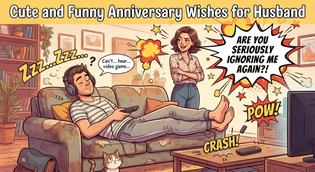Cute and Funny Anniversary Wishes for Husband