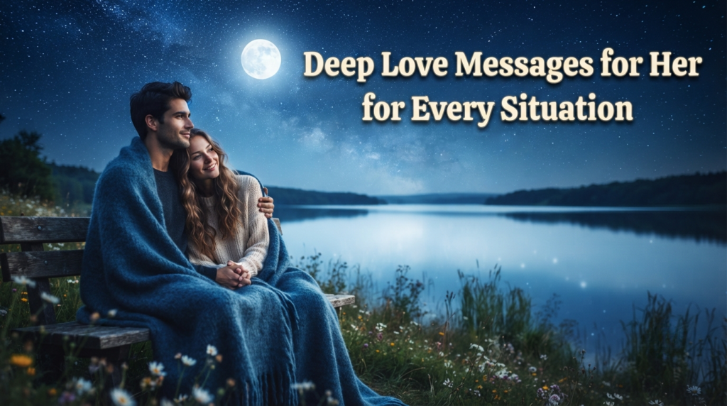 Deep Love Messages for Her for Every Situation