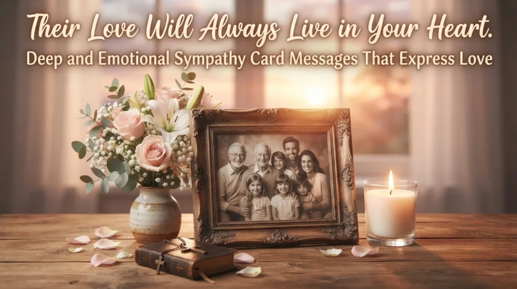 Deep and Emotional Sympathy Card Messages That Express Love