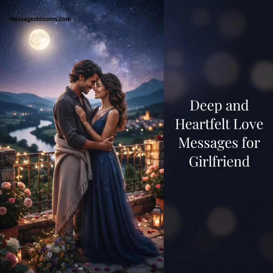 Deep and Heartfelt Love Messages for Girlfriend