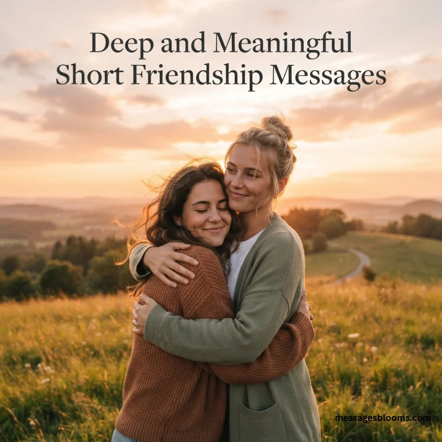 Deep and Meaningful Short Friendship Messages