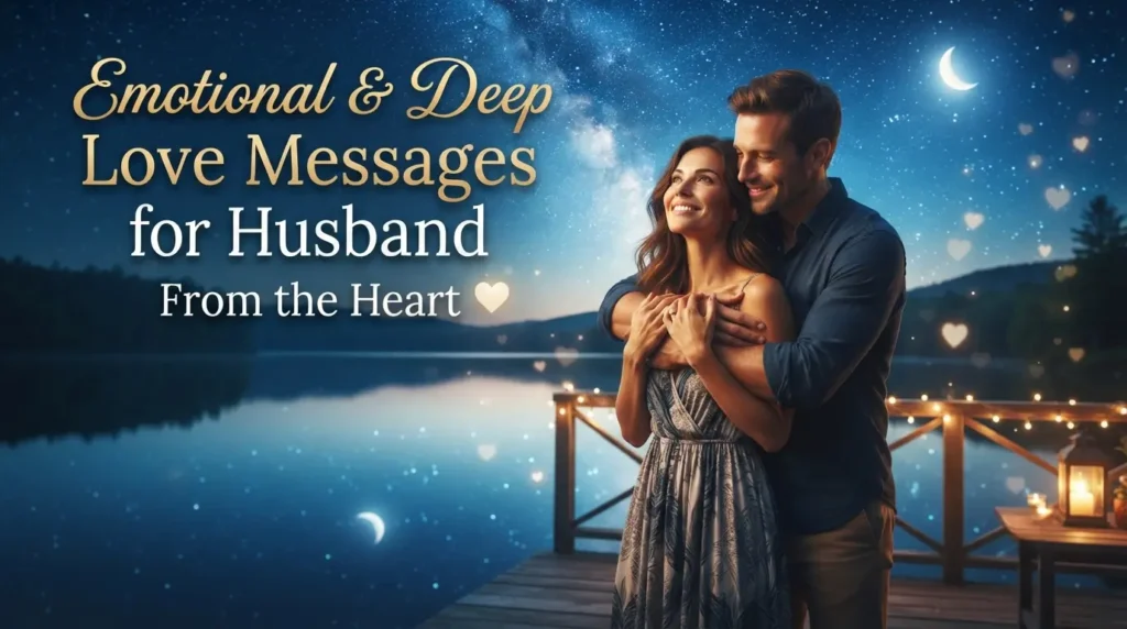 Emotional & Deep Love Messages for Husband From the Heart