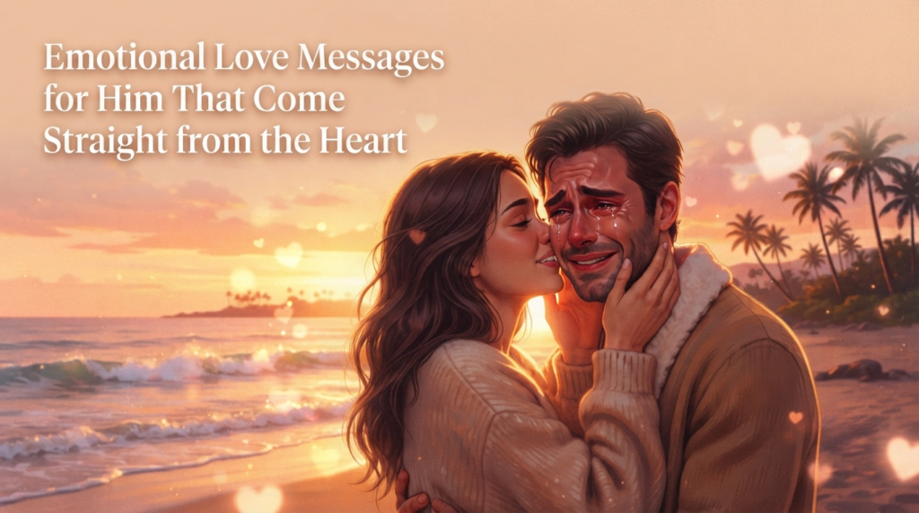 Emotional Love Messages for Him That Come Straight from the Heart