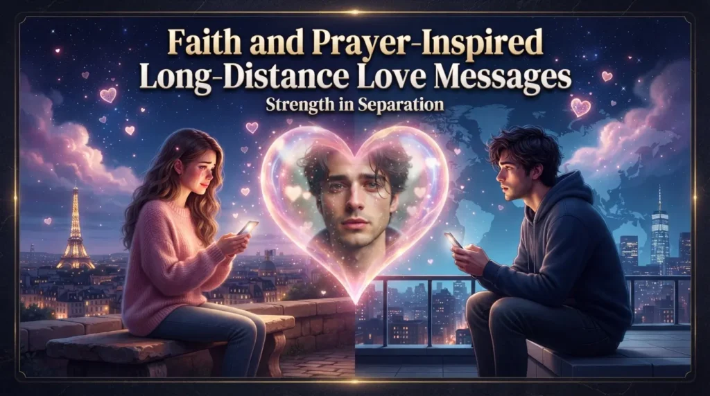 Faith and Prayer-Inspired Long-Distance Love Messages