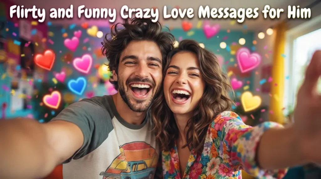 Flirty and Funny Crazy Love Messages for Him