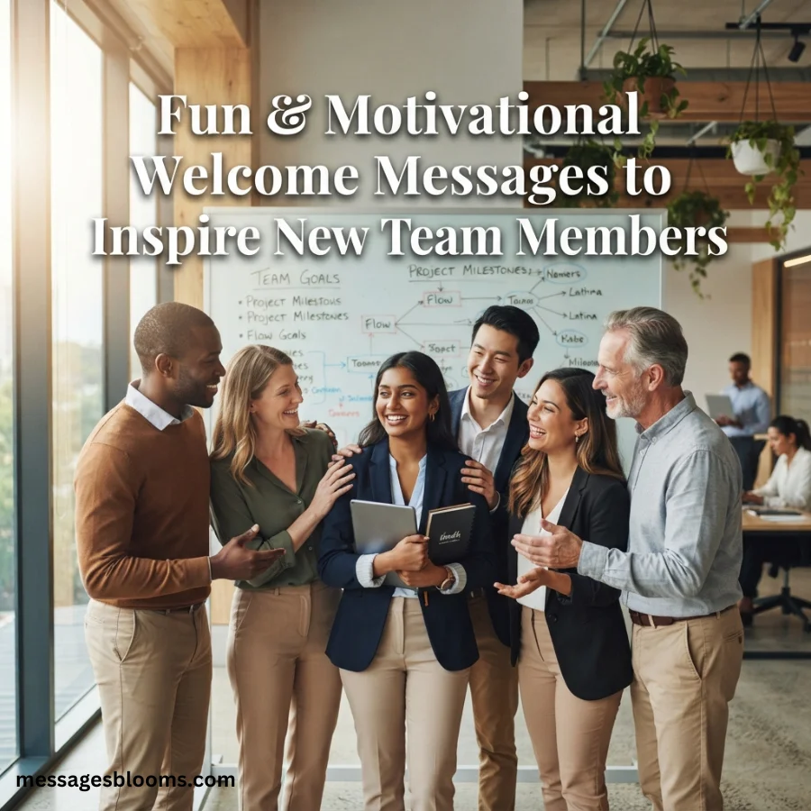 Fun & Motivational Welcome Messages to Inspire New Team Members