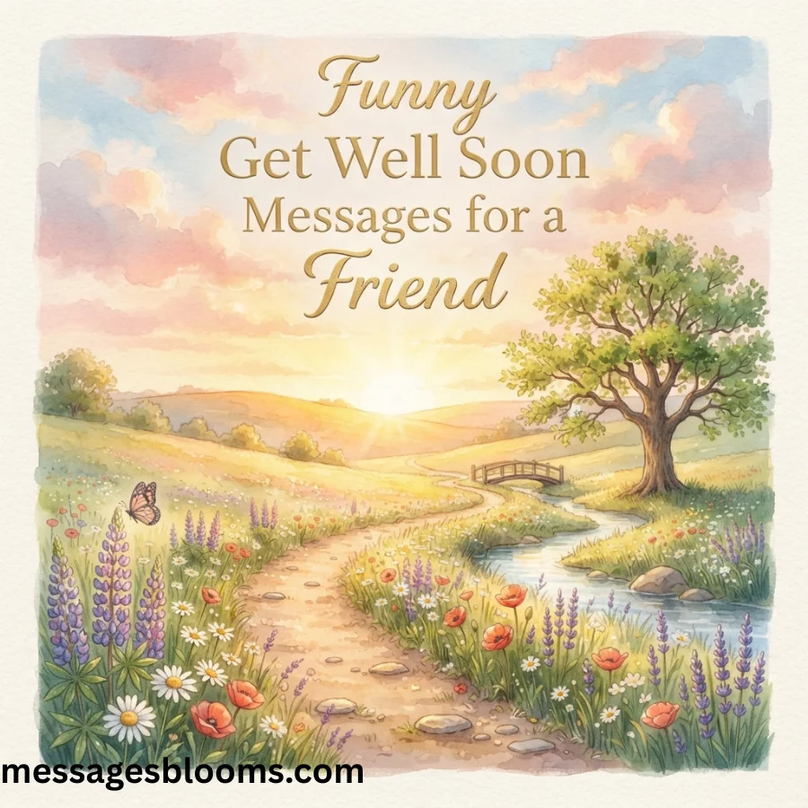 Funny Get Well Soon Messages for a Friend