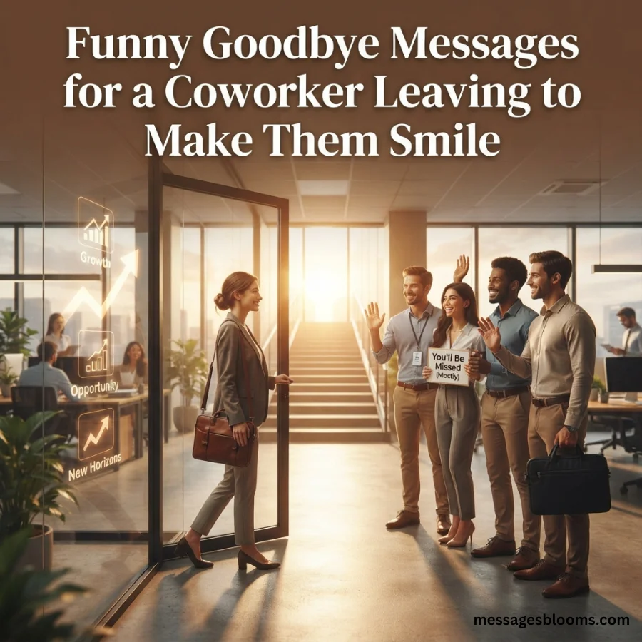 Funny Goodbye Messages for a Coworker Leaving to Make Them Smile