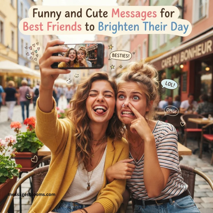 Funny and Cute Messages for Best Friends to Brighten Their Day