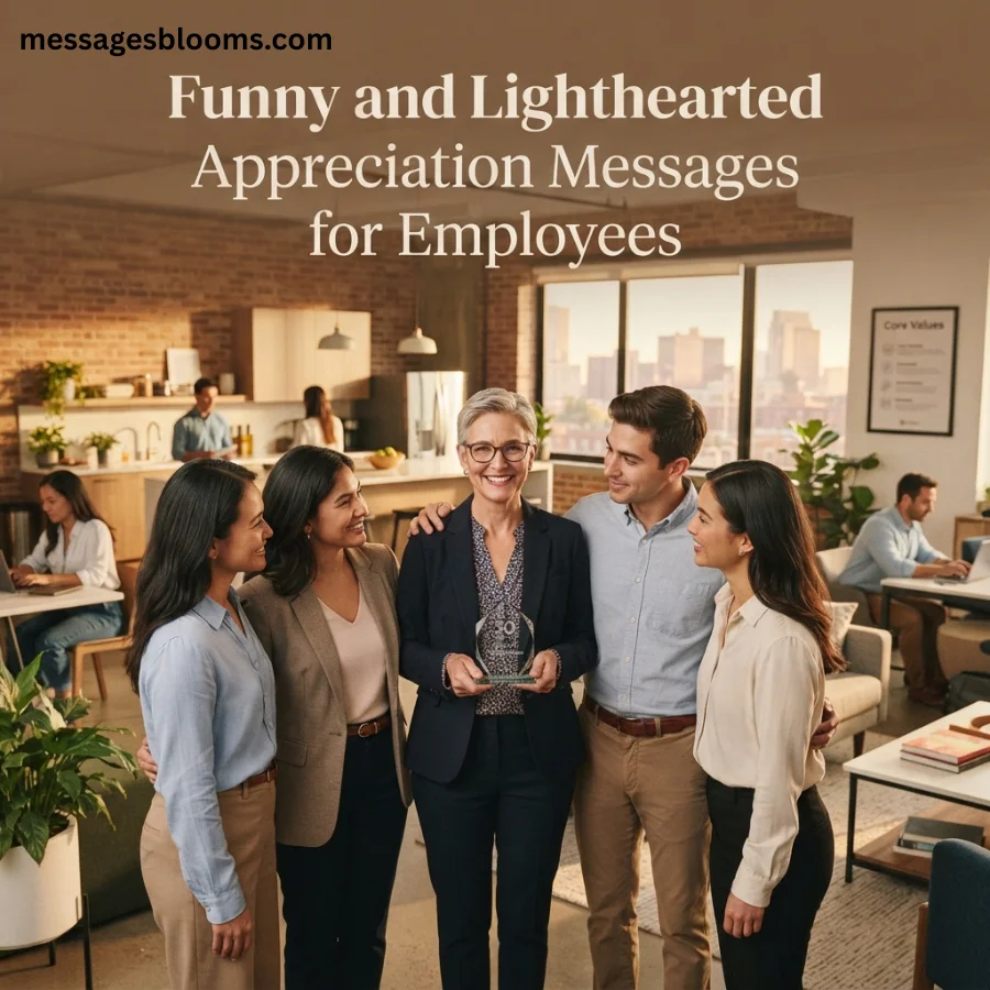 Funny and Lighthearted Appreciation Messages for Employees
