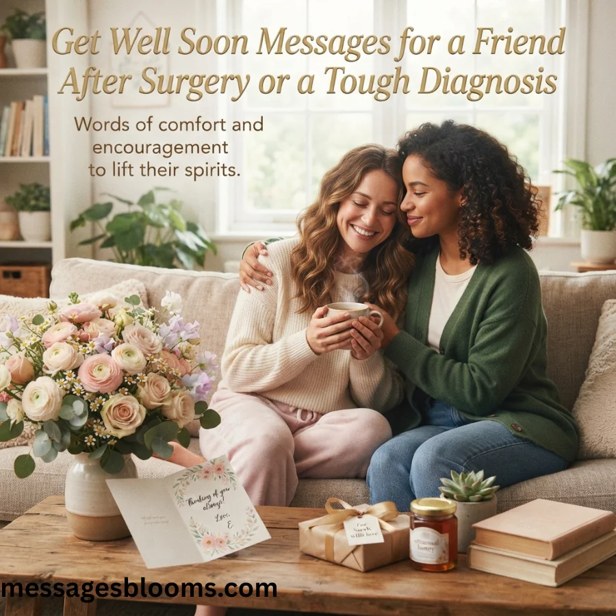 Get Well Soon Messages for a Friend After Surgery or a Tough Diagnosis