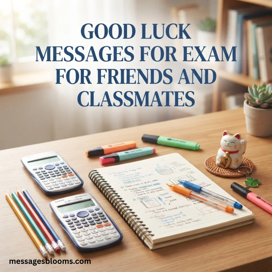 Good Luck Messages for Exam for Friends and Classmates