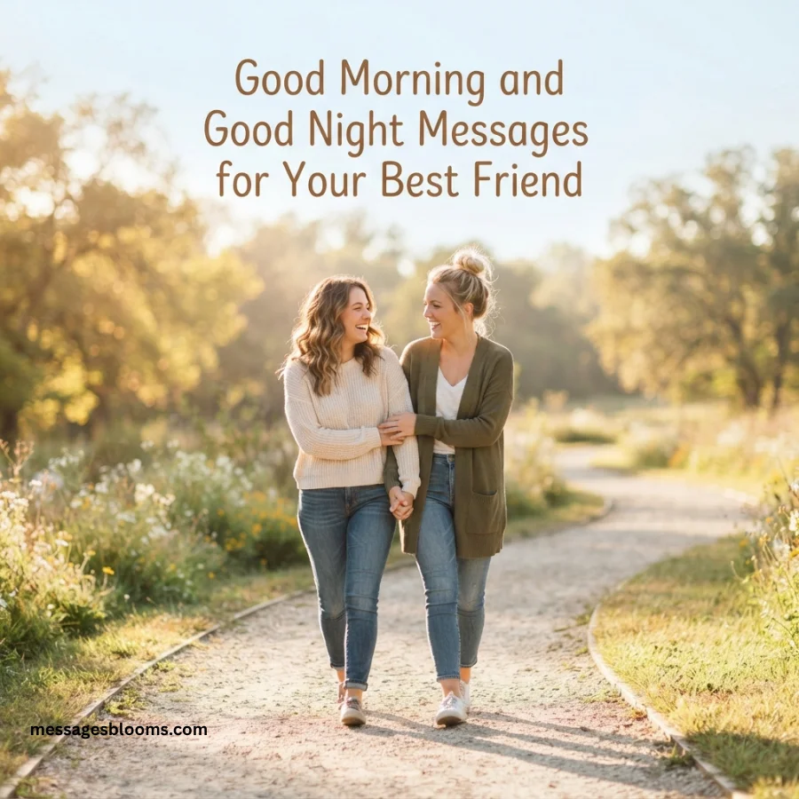 Good Morning and Good Night Messages for Your Best Friend