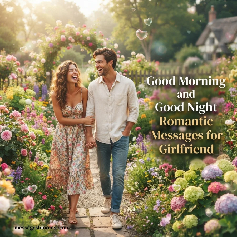 Good Morning and Good Night Romantic Messages for Girlfriend