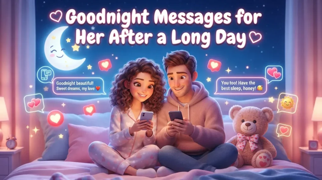 Goodnight Messages for Her After a Long Day